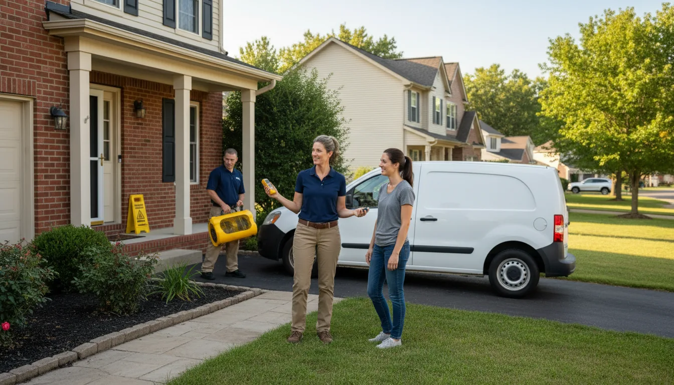 Water restoration image for Emergency Water Removal Services in Puryear, TN